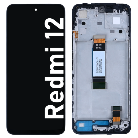 Écran LCD du Xiaomi Redmi 12 4G assemblé sur châssis