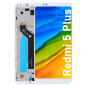 Écran LCD du Xiaomi Redmi 5 Plus Blanc assemblé sur châssis - Avec outils