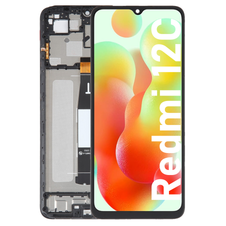 Écran LCD du Xiaomi Redmi 12C assemblé sur châssis - Avec outils