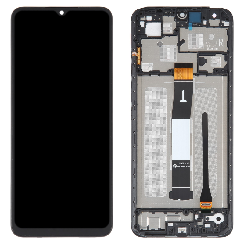 Écran LCD du Xiaomi Redmi 12C assemblé sur châssis