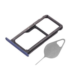 Tiroir de carte SIM Bleu du Huawei P10 Lite