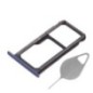 Tiroir de carte SIM Bleu du Huawei P10 Lite