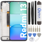 Écran LCD du Xiaomi Redmi 13 assemblé sur châssis - Avec outils
