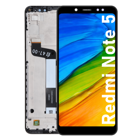 Écran LCD du Xiaomi Redmi Note 5 assemblé sur châssis - Avec outils