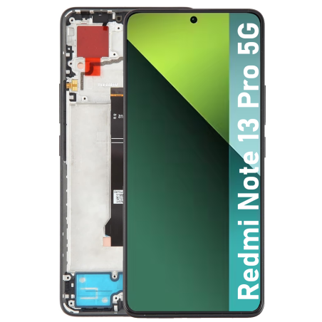Écran LCD du Xiaomi Redmi Note 13 Pro 5G assemblé sur châssis - Avec outils