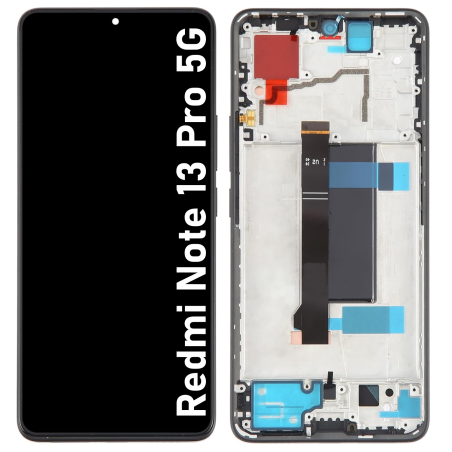 Écran LCD du Xiaomi Redmi Note 13 Pro 5G assemblé sur châssis