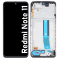 Écran LCD du Xiaomi Redmi Note 11 assemblé sur châssis