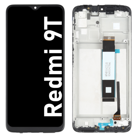 Écran LCD du Xiaomi Redmi 9T assemblé sur châssis