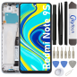 Écran LCD du Xiaomi Redmi Note 9S assemblé sur châssis - Avec outils