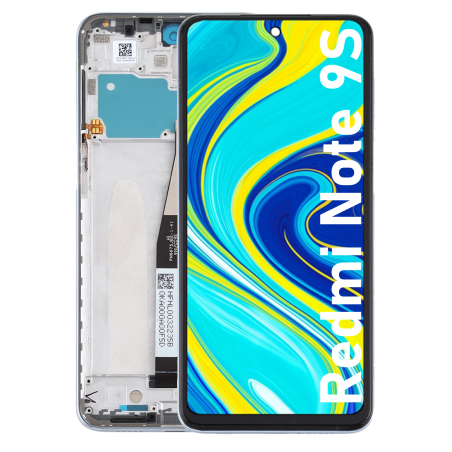 Écran LCD du Xiaomi Redmi Note 9S assemblé sur châssis - Avec outils