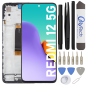 Écran LCD du Xiaomi Redmi 12 5G assemblé sur châssis - Avec outils