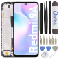Écran LCD du Xiaomi Redmi 9A assemblé sur châssis - Avec outils