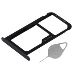 Tiroir de carte SIM Noir du Huawei P9 Lite