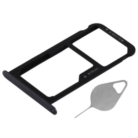 Tiroir de carte SIM Noir du Huawei P9 Lite