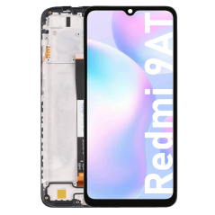 Écran LCD du Xiaomi Redmi 9AT assemblé sur châssis - Avec outils