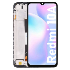 Écran LCD du Xiaomi Redmi 10A assemblé sur châssis - Avec outils