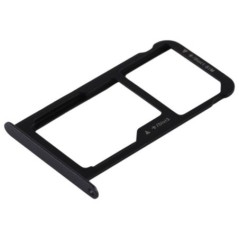 Tiroir de carte SIM Noir du Huawei P9 Lite