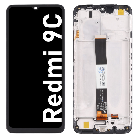 Écran LCD du Xiaomi Redmi 9C assemblé sur châssis