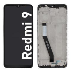 Écran LCD du Xiaomi Redmi 9 assemblé sur châssis
