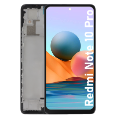 Écran LCD du Xiaomi Redmi Note 10 Pro assemblé sur châssis - Avec outils