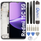 Écran LCD du Xiaomi Redmi 15C 5G assemblé sur châssis Version Mondiale - Avec outils