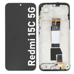 Écran LCD du Xiaomi Redmi 15C 5G assemblé sur châssis Version Mondiale