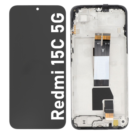 Écran LCD du Xiaomi Redmi 15C 5G assemblé sur châssis Version Mondiale
