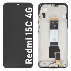 Écran LCD du Xiaomi Redmi 15C 4G assemblé sur châssis