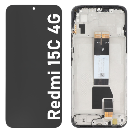Écran LCD du Xiaomi Redmi 15C 4G assemblé sur châssis