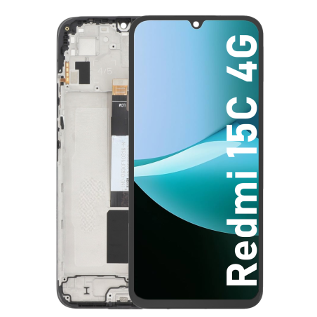Écran LCD du Xiaomi Redmi 15C 4G assemblé sur châssis - Avec outils