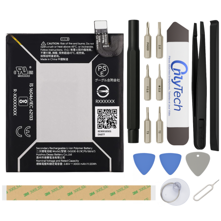 Batterie pour Google Pixel 3A - Qualité Originale - Avec outils