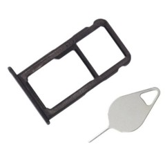 Tiroir de carte SIM Noir du Huawei P8 Lite 2017