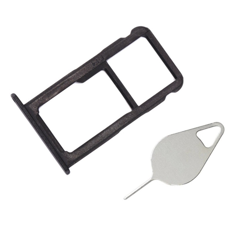 Tiroir de carte SIM Noir du Huawei P8 Lite 2017