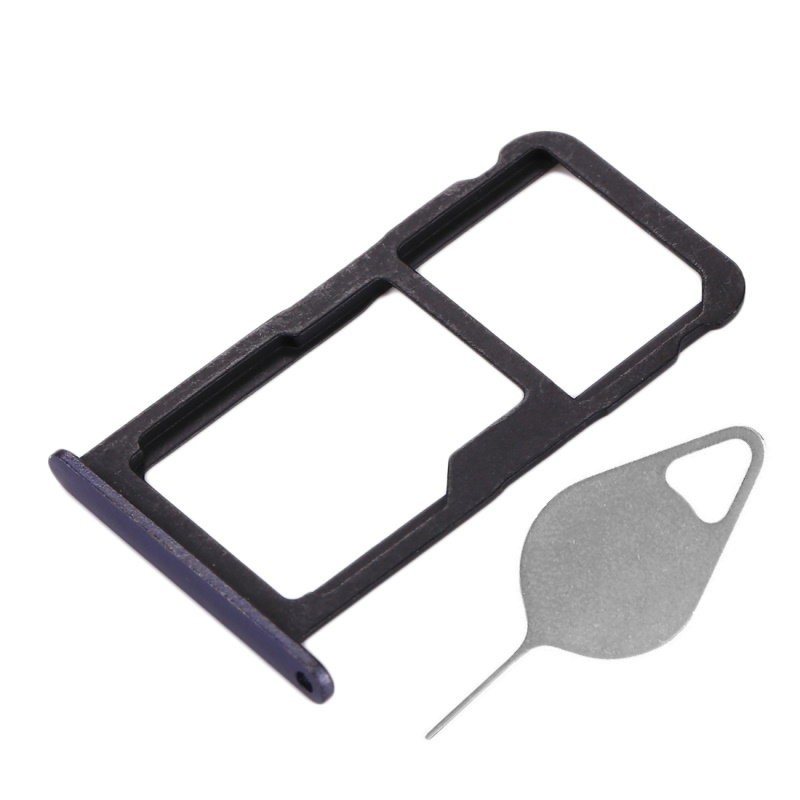 Tiroir de carte SIM Bleu du Huawei P8 Lite 2017