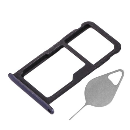 Tiroir de carte SIM Bleu du Huawei P8 Lite 2017