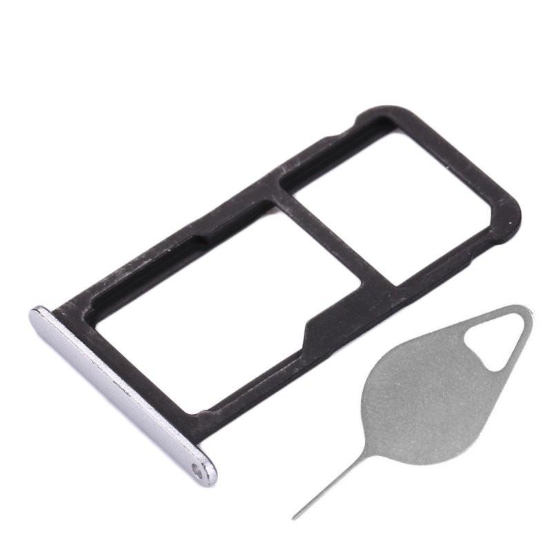 Tiroir de carte SIM Argent du Huawei P8 Lite 2017
