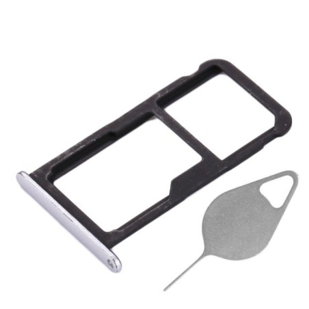 Tiroir de carte SIM Argent du Huawei P8 Lite 2017