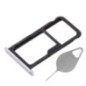 Tiroir de carte SIM Argent du Huawei P8 Lite 2017