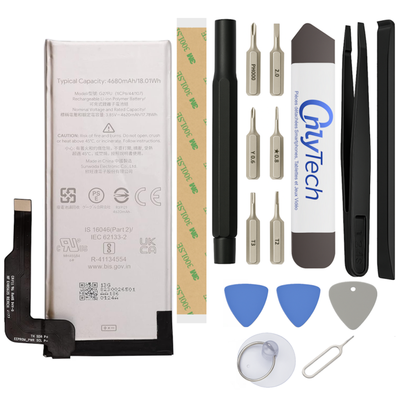 Batterie pour Google Pixel 5A - Qualité Originale - Avec outils