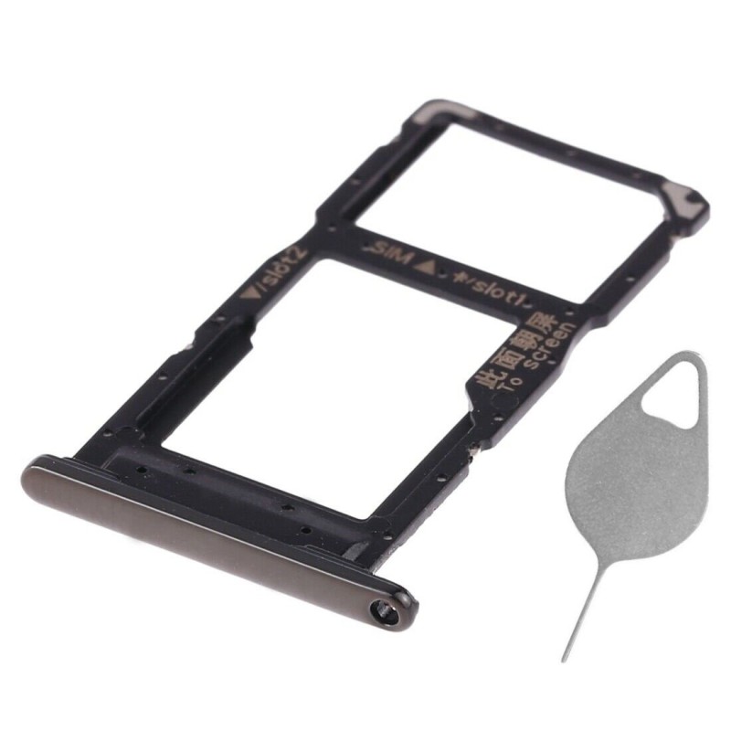 Tiroir de carte SIM Noir du Huawei Honor 10 Lite