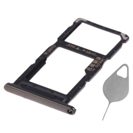 Tiroir de carte SIM Noir du Huawei Honor 10 Lite