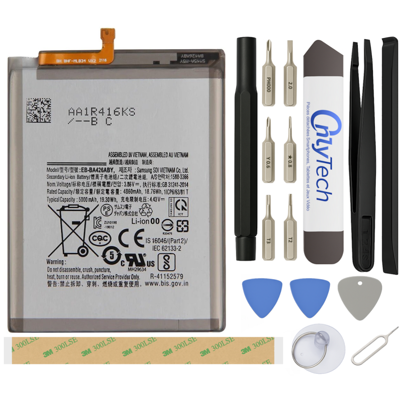 Batterie pour Samsung Galaxy A72 - Qualité Originale - Avec outils
