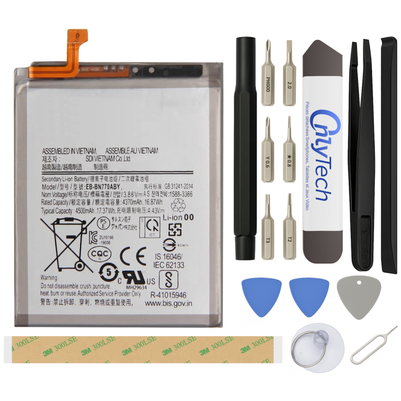 Batterie pour Samsung Galaxy Note 10 Lite - Qualité Originale - Avec outils