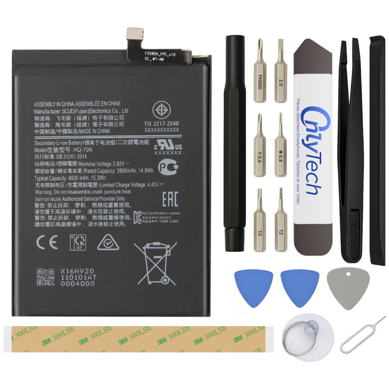 Batterie pour Samsung Galaxy A11 - Qualité Originale - Avec outils