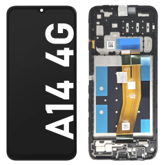 Écran LCD du Samsung Galaxy A14 4G assemblé sur châssis