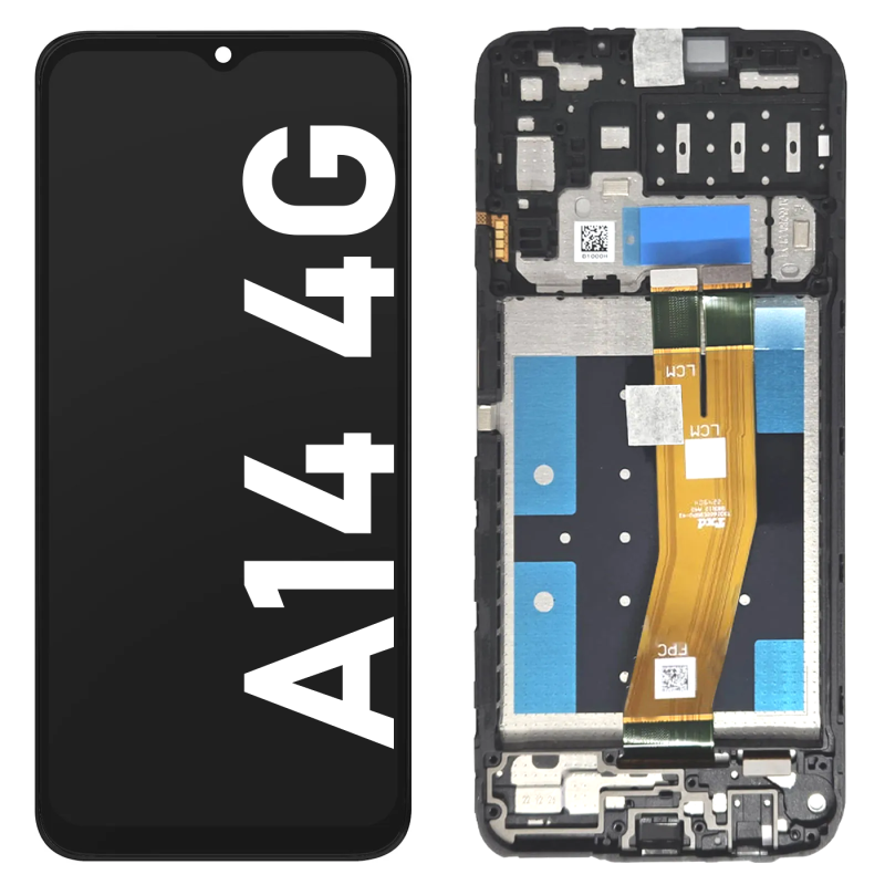 Écran LCD du Samsung Galaxy A14 4G assemblé sur châssis