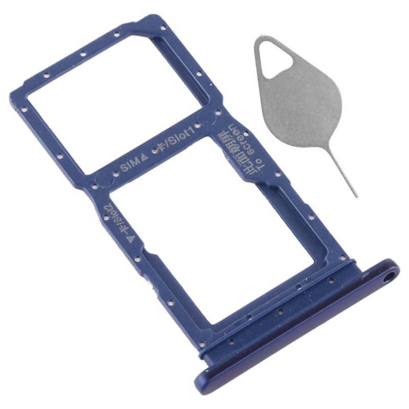 Tiroir de carte SIM Bleu du Huawei Honor 9X