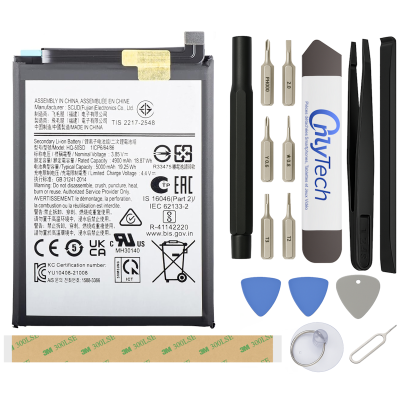 Batterie pour Samsung Galaxy A14 4G - Qualité Originale - Avec outils