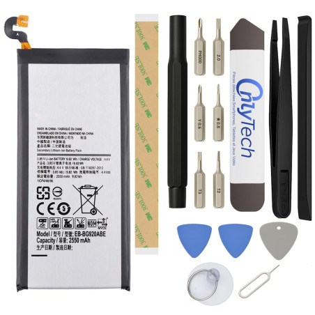 Batterie pour Samsung Galaxy S6 - Qualité Originale - Avec outils