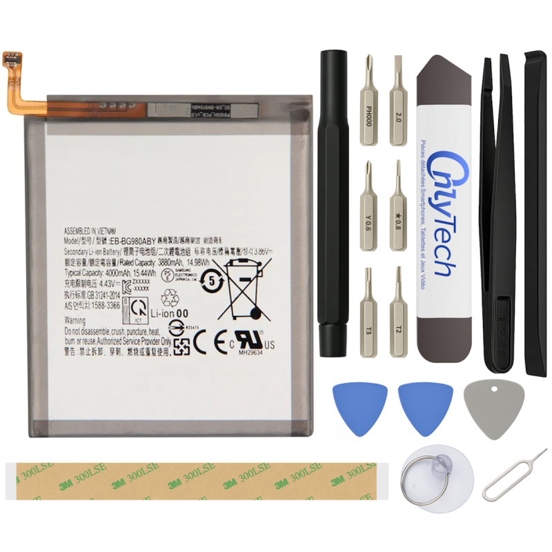 Batterie pour Samsung Galaxy S20 - Qualité Originale - Avec outils